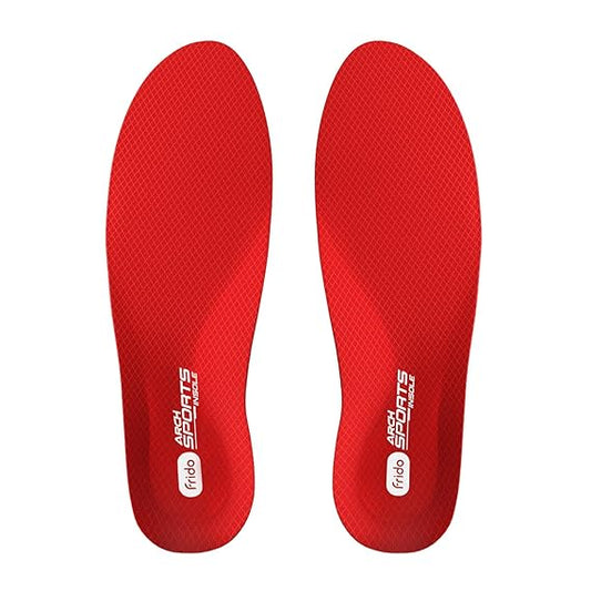 Frido Arch Sports Insole | Hi-Per Foam Orthotic Inserts for Arch Pain Relief and Injury Prevention | Casual Shoe Insert for Enhanced Comfort | Large Size (7-10 UK) | 1 Pair