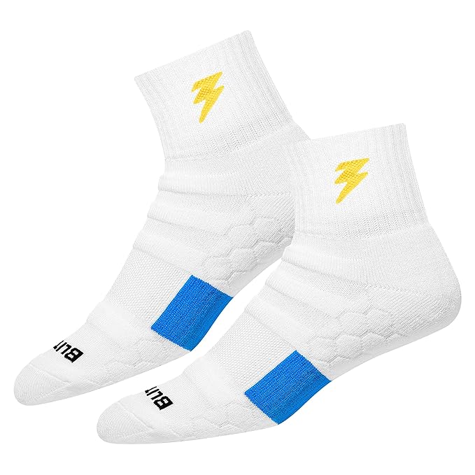 BLITZSOX Hi-Tech Performance Sports Socks for Men (Badminton, Running, Gym & Indoor Training), Pack of 3