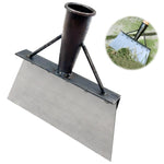 HASTHIP® Heavy Duty Hand Weeder for Weed Removal, Clean Up Animal Waste, Large Metal Shovel Scraper, Mud Remove Tool with Anti-splash Panel, Gardening Tools for Home Garden(Without Handle)